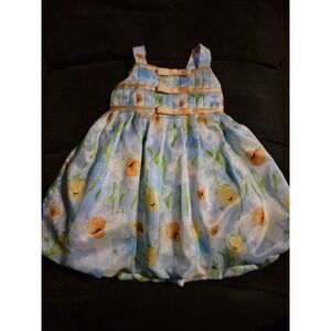 Irish and ivy daffodil blue dress size 2t spring Easter